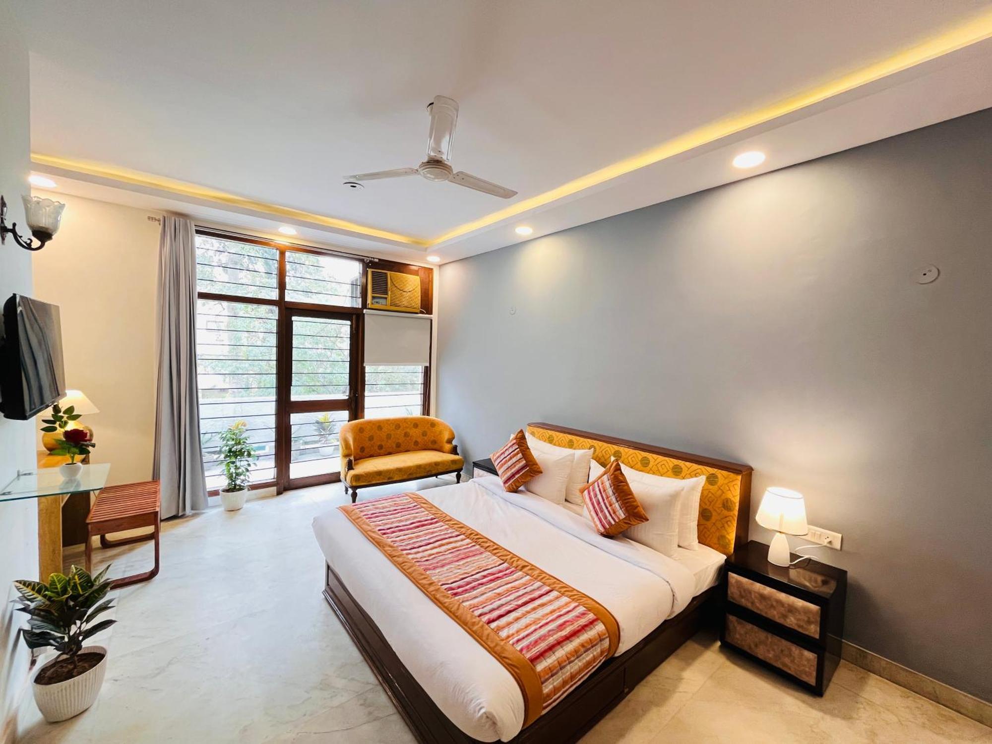 Grove Residency Hauz Khas New Delhi Couple Friendly Hotel Exterior foto
