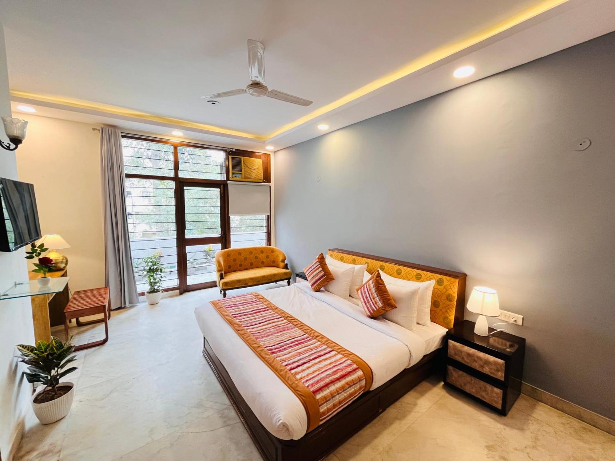Grove Residency Hauz Khas New Delhi Couple Friendly Hotel Exterior foto