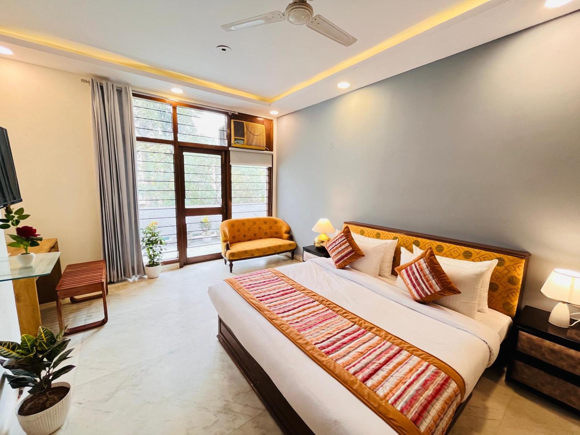 Grove Residency Hauz Khas New Delhi Couple Friendly Hotel Exterior foto
