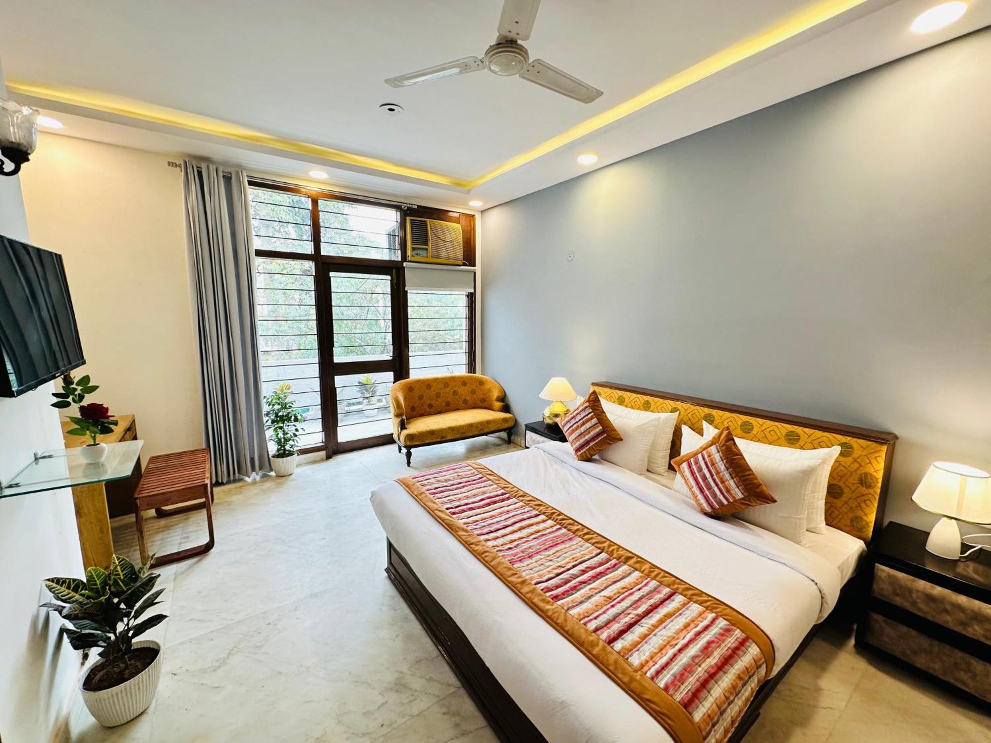 Grove Residency Hauz Khas New Delhi Couple Friendly Hotel Exterior foto